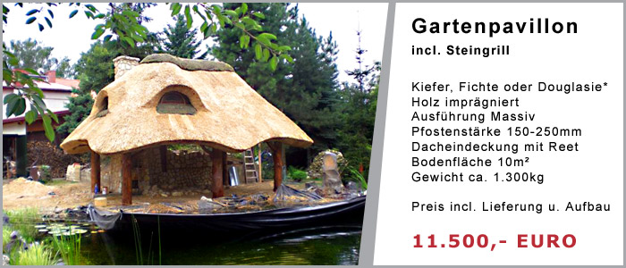 Gartenpavillons, Geräteschuppen günstig bauen lassen von Top